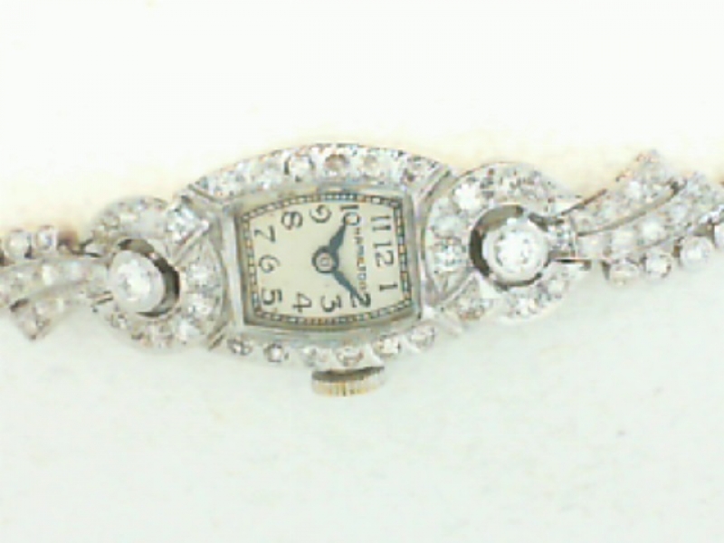 vintage diamond watch